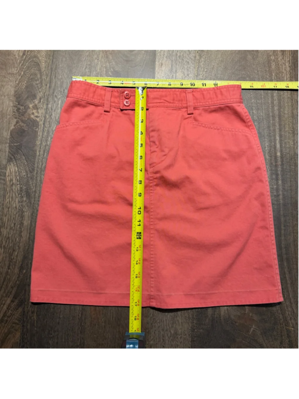 Women's Polo Ralph Lauren Coral Chino A-Line Mini Skirt Size Small
